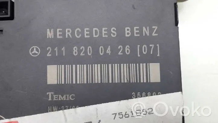 Mercedes-Benz E AMG W210 Unité de commande portail A2118200426