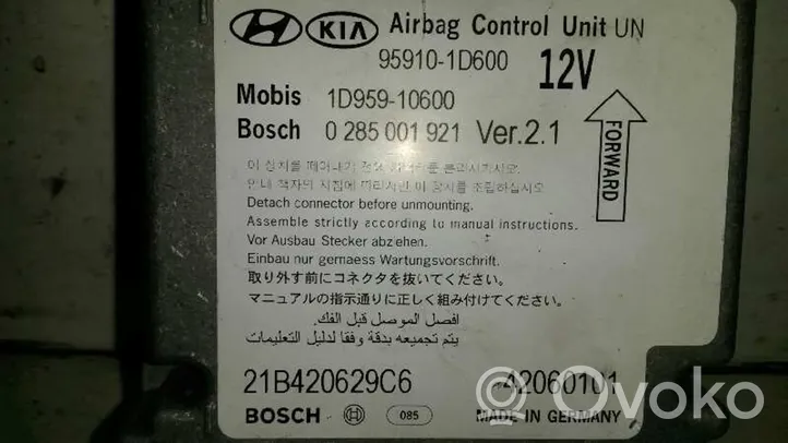 KIA Carens II Poduszki powietrzne Airbag / Komplet 