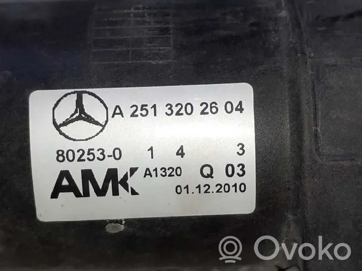 Mercedes-Benz R W251 Ilmajousituksen painesäiliö A2513201204