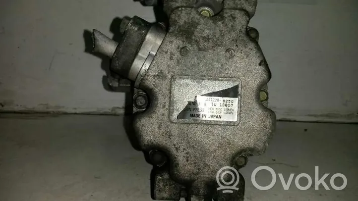 Toyota Yaris Verso Ilmastointilaitteen kompressorin pumppu (A/C) 4472206250