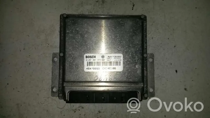 Fiat Multipla Unité de commande, module ECU de moteur 0281001879