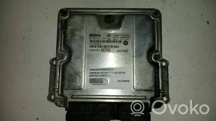 Chrysler Voyager Centralina/modulo motore ECU P04727667AD