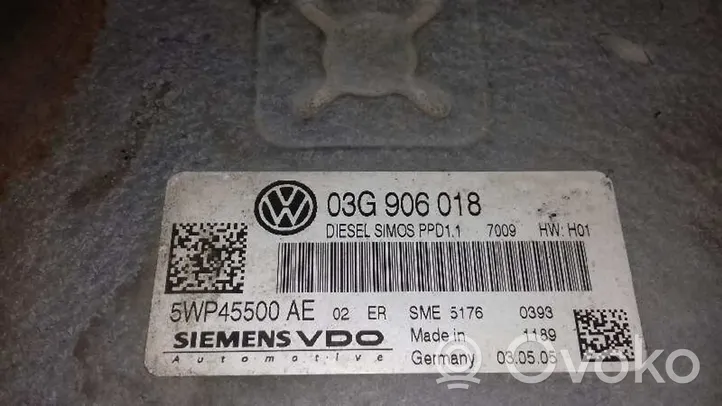 Volkswagen Passat Alltrack Centralina/modulo motore ECU 03G906018