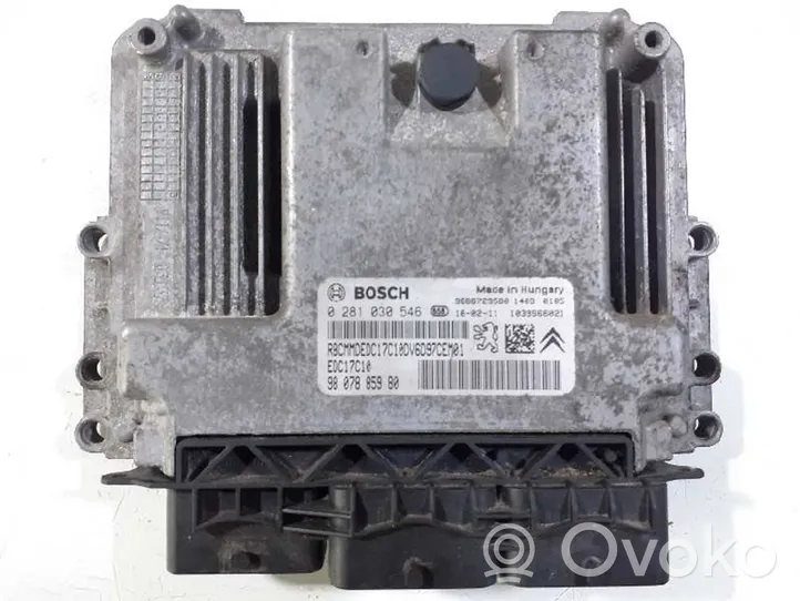 Citroen Jumpy Engine control unit/module ECU 1607869980