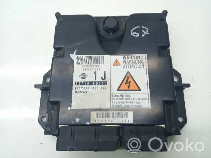 Nissan NP300 Unité de commande, module ECU de moteur 23710EB32A