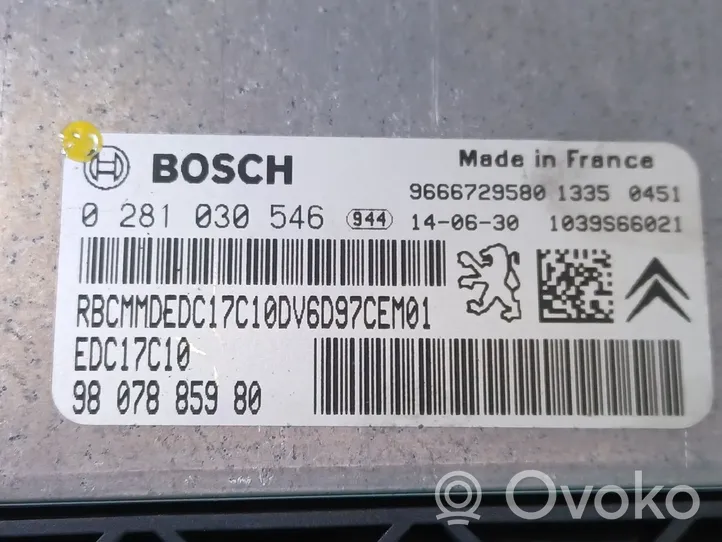 Citroen C4 Aircross Motora vadības bloka ECU 1611554580