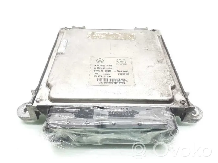 Mercedes-Benz CLK AMG A208 C208 Unité de commande, module ECU de moteur A6519007500