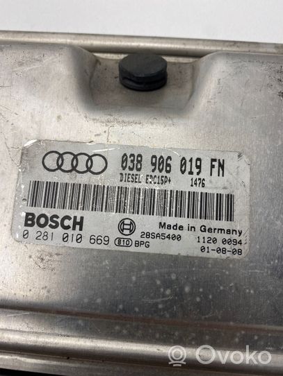 Audi A4 S4 B6 8E 8H Calculateur moteur ECU 038906019FN