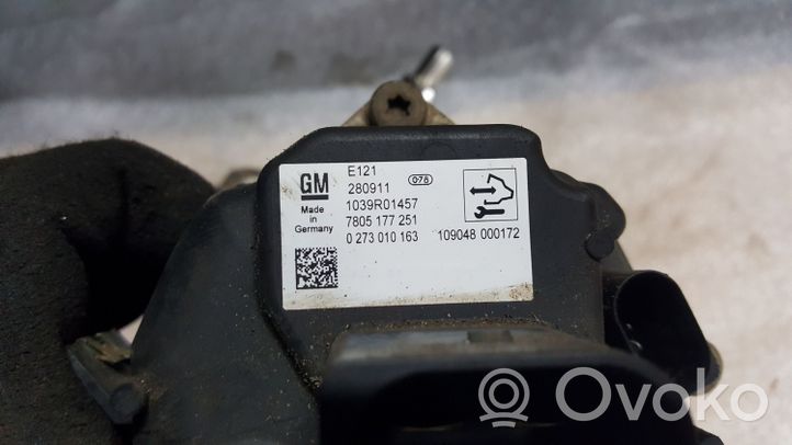 Opel Astra J Steering rack electric part 280911