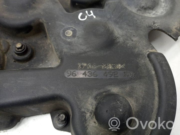 Citroen C4 I Protezione cinghia di distribuzione (copertura) 9643649280