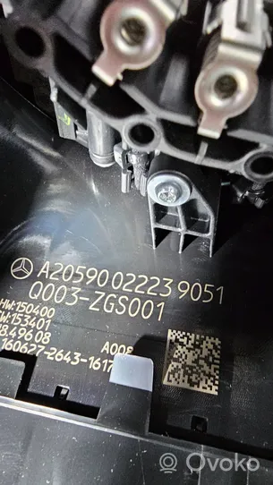 Mercedes-Benz GLC X253 C253 Interruptor/palanca de limpiador de luz de giro A2059002223