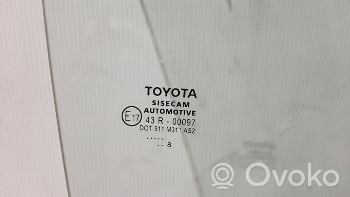 Toyota C-HR Vetro del finestrino della portiera posteriore 68103F4010