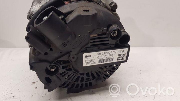 Peugeot 3008 II Generatore/alternatore 9822230780