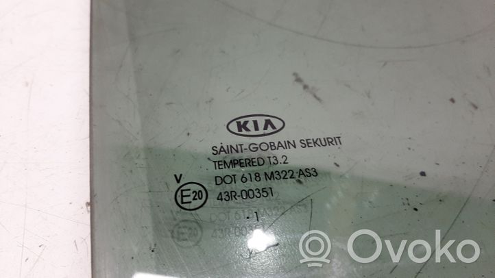 KIA Sportage Vitre de fenêtre porte arrière 834213U010A