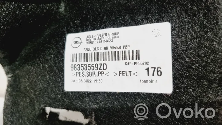 Opel Mokka B Tavaratilan sivuverhoilu 98353559ZD