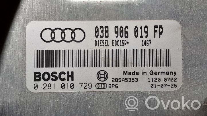 Audi A4 S4 B6 8E 8H Sterownik / Moduł ECU 038906019FP