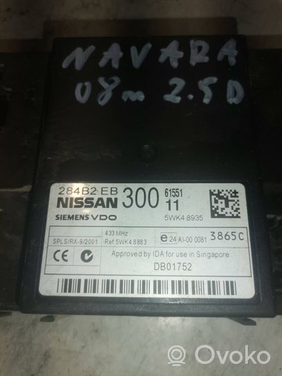 Nissan Navara D40 Комфортный модуль 284B2EB300