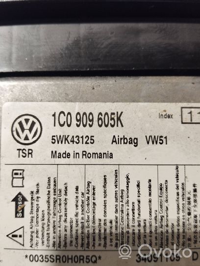 Skoda Praktik (5J8) Module de contrôle airbag 1C0909605K