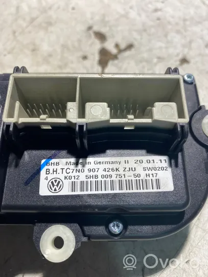 Volkswagen Golf VI Climate control unit 7N0907426K