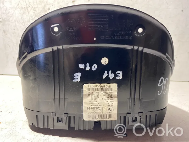 BMW 3 E90 E91 Speedometer (instrument cluster) 9166846