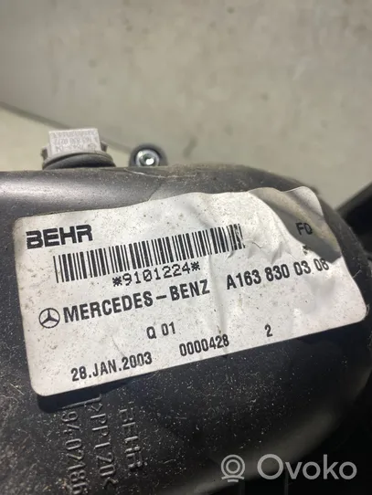 Mercedes-Benz ML W163 Lämmittimen puhallin A1638300306