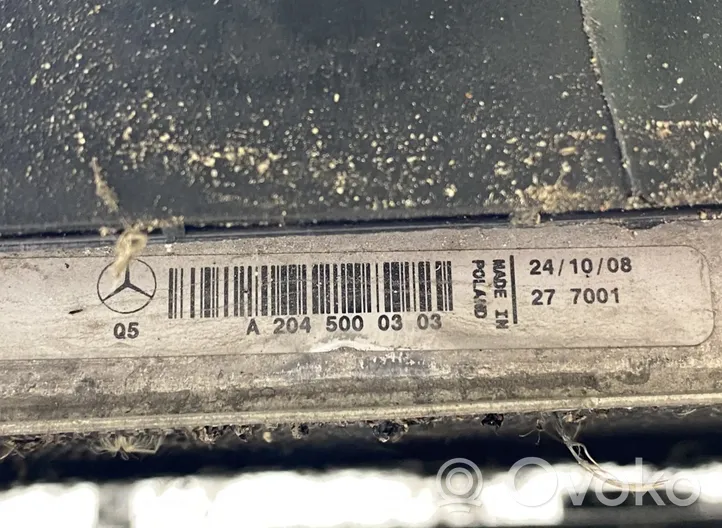 Mercedes-Benz C W204 Jäähdyttimen lauhdutin A2049066802