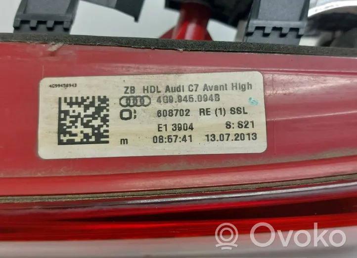 Audi A6 S6 C7 4G Takaluukun takavalot 4G9945094B