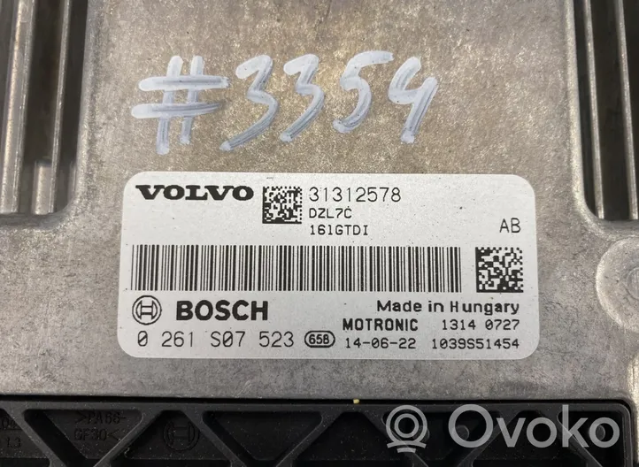 Volvo S60 Sterownik / Moduł ECU 31312578