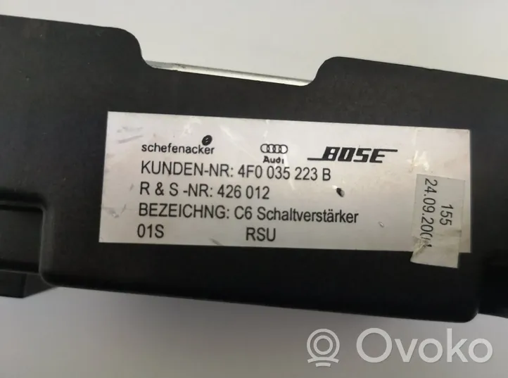 Audi A6 S6 C6 4F Amplificatore 4F0035223B