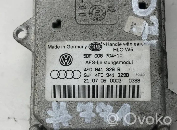 Audi A6 S6 C6 4F Ksenona vadības bloks 4F0941329B