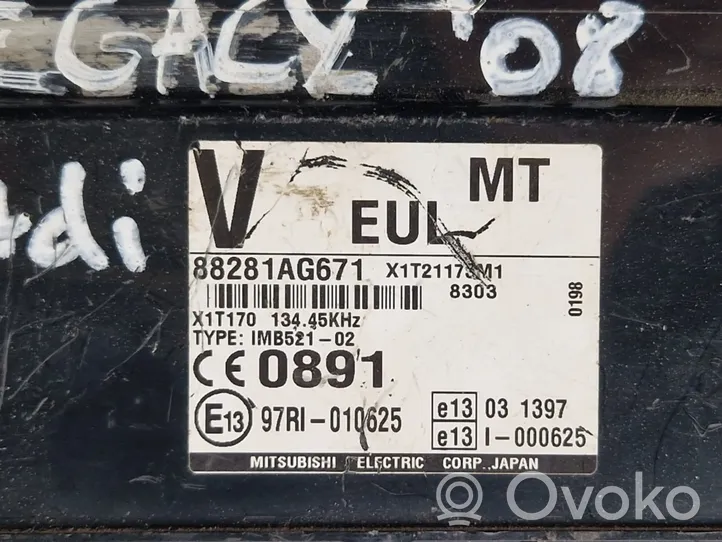Subaru Legacy Sterownik / Moduł komfortu 88281AG671