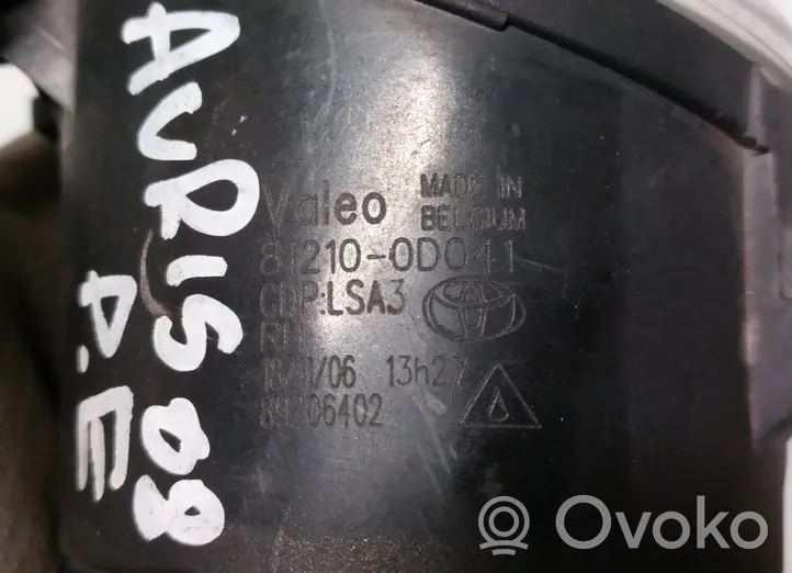 Toyota Auris 150 Feu antibrouillard avant 81210-0D041