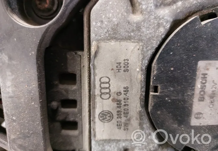 Audi A8 S8 D3 4E Jäähdyttimen jäähdytinpuhallin 0130706814