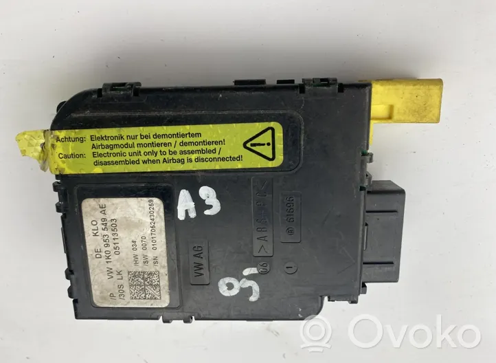 Audi A3 S3 8P Steering rack control module 1K0953549AE