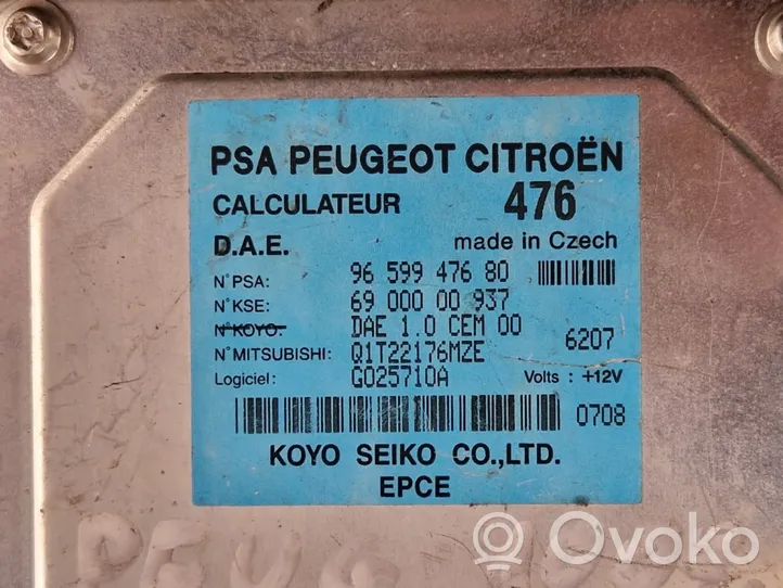 Peugeot 1007 Unité de commande / calculateur direction assistée 6900000937