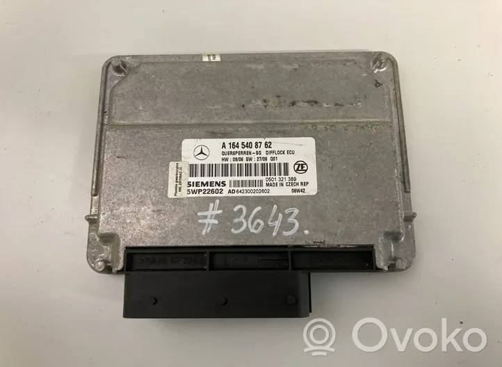 Mercedes-Benz ML W164 Module de contrôle de boîte de vitesses ECU A1645408762