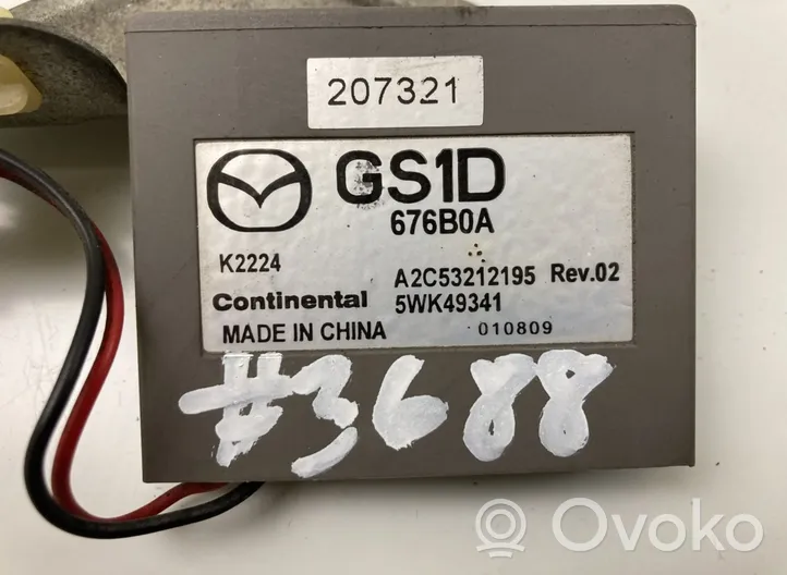 Mazda 6 Module de contrôle sans clé Go GS1D676B0A