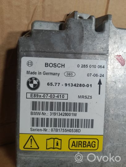 BMW 1 E81 E87 Module de contrôle airbag 9134280