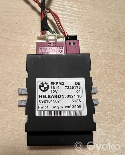 BMW 1 E82 E88 Degvielas sūkņa vadības bloks 7229173