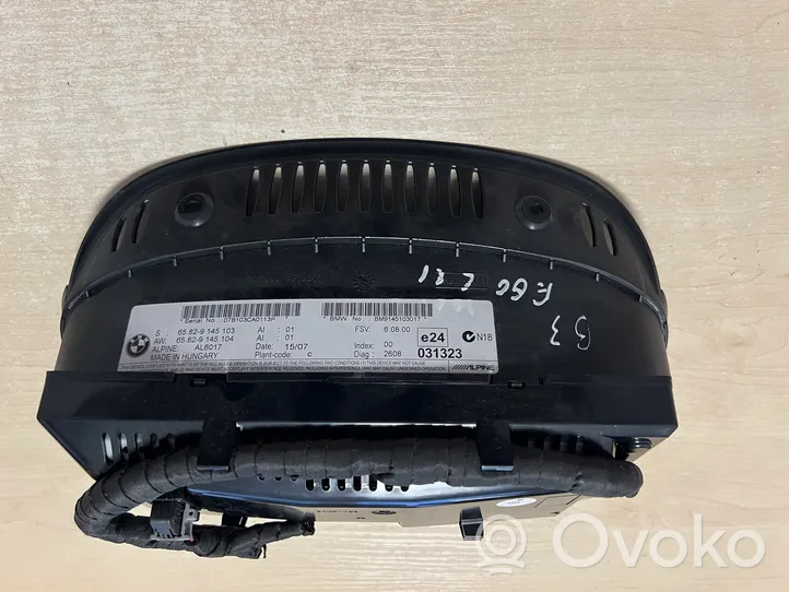 BMW 5 E60 E61 Monitori/näyttö/pieni näyttö 9145103