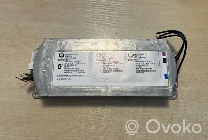 BMW 3 E90 E91 Bluetoothin ohjainlaite/moduuli 9174261