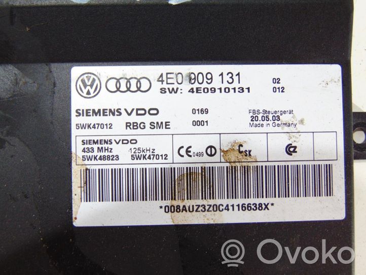 Audi A8 S8 D3 4E Amplificatore antenna 4E0909131