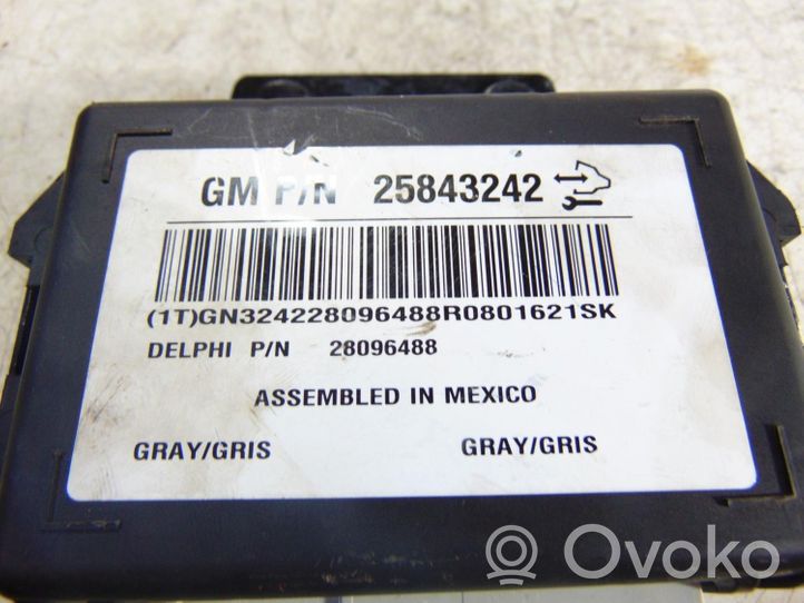 Chevrolet Captiva Unité de contrôle adblue ECU 25843242