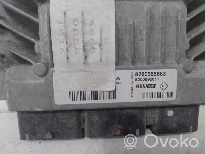 Renault Scenic II -  Grand scenic II Galios (ECU) modulis 8200565863