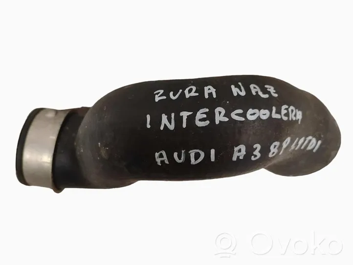 Audi A3 S3 8P Tube d'admission de tuyau de refroidisseur intermédiaire 3C0145834M