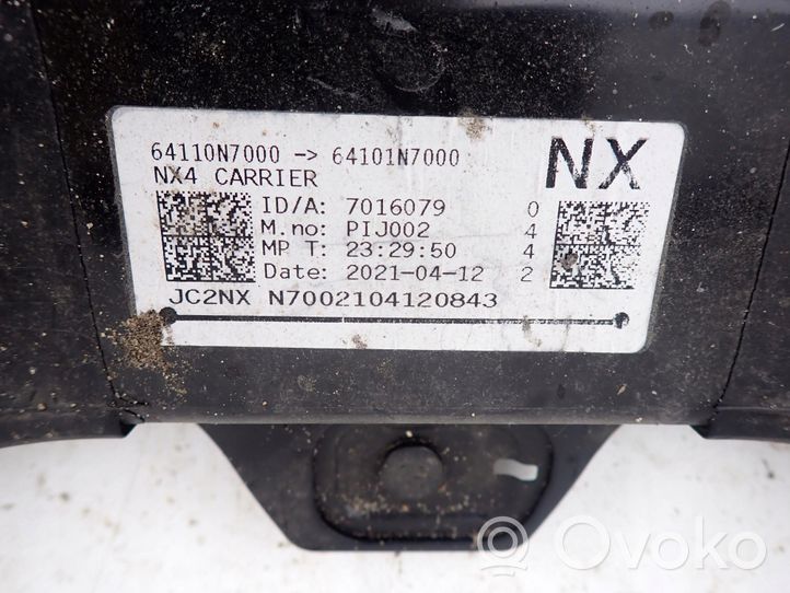 Hyundai Tucson IV NX4 Jäähdyttimen kehyksen suojapaneeli 64101N7000