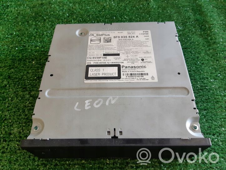 Seat Leon (5F) CD/DVD-vaihdin 5F0035824A