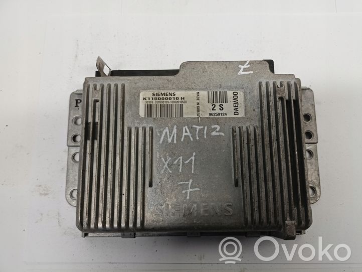 Daewoo Matiz Unidad de control/módulo del motor K115000010H