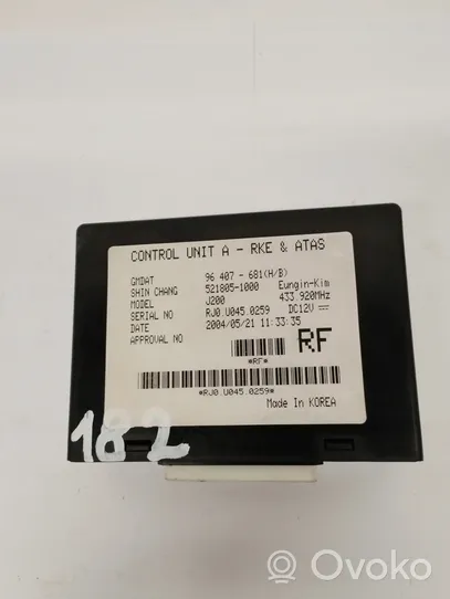 Chevrolet Lacetti Module confort 96407681