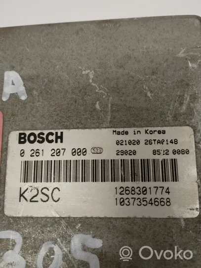 KIA Sephia Calculateur moteur ECU 0261207000